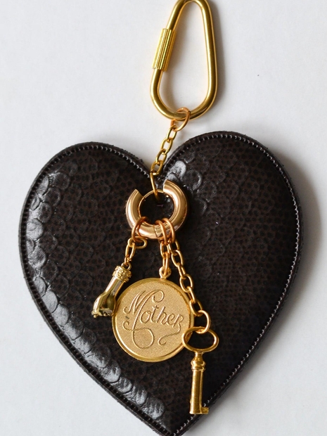 Mama Heart Bag Charm Chain