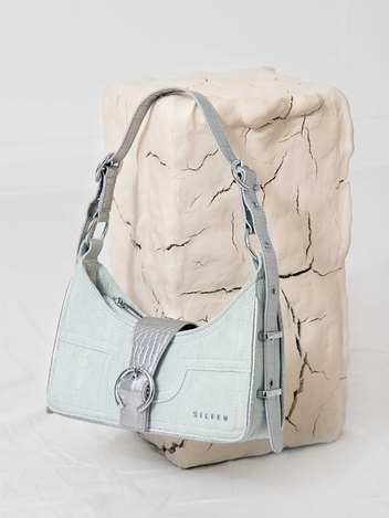 ALBA SHOULDER BAG - Pale-Denim